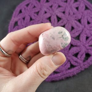 Rhodochrosite Tumble Stone Light Pink Pebble Crystal Gem Tumbled Crystals Polished Love Heart Chakra Peru Rhodochrosite Tumble Stone Light Pink Pebble Crystal Gem Tumbled Crystals Polished Love Heart Chakra Peru