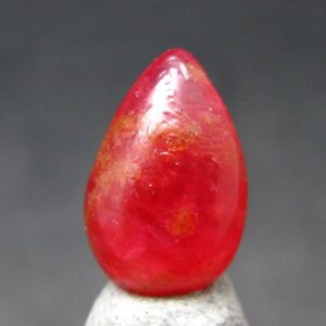 Extremely Rare Gem Rhodonite Cabochon From Brazil - 6.57 Carats