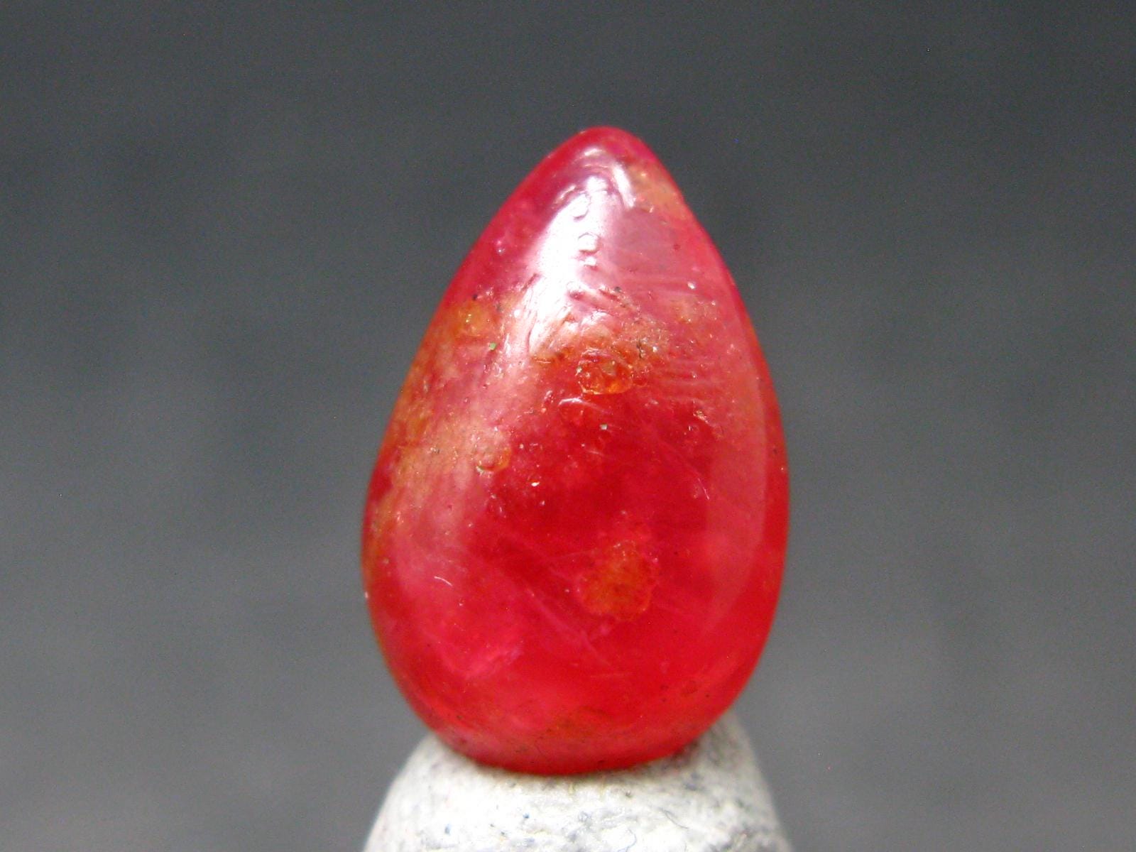 Extremely Rare Gem Rhodonite Cabochon From Brazil - 6.57 Carats