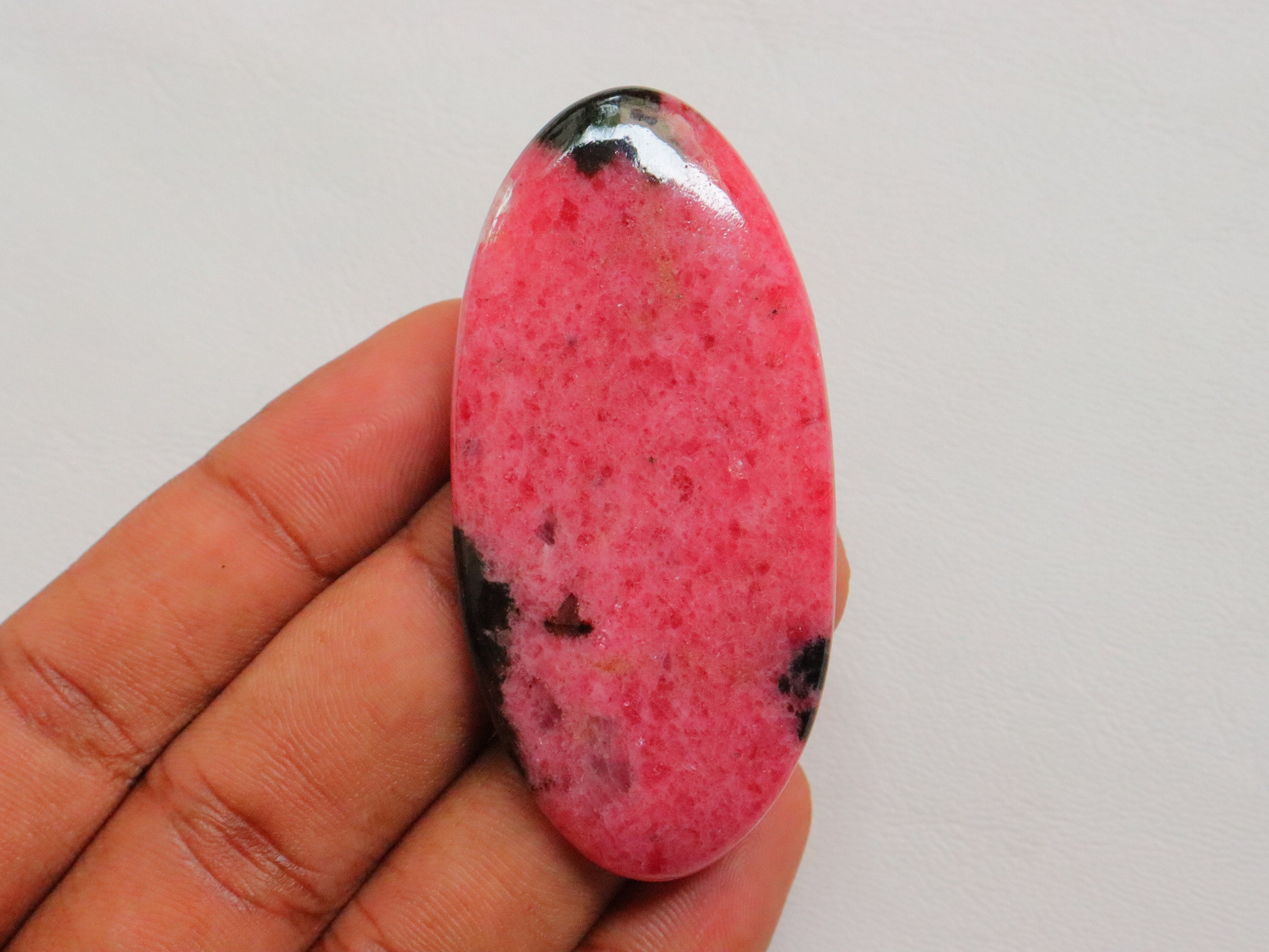 High Quality, Big Size Rhodonite Cabochon, Natural Rhodonite Cab Polished Rhodonite Cabochon, Loose Stone, Rhodonite Cab For Jewelry Purpose