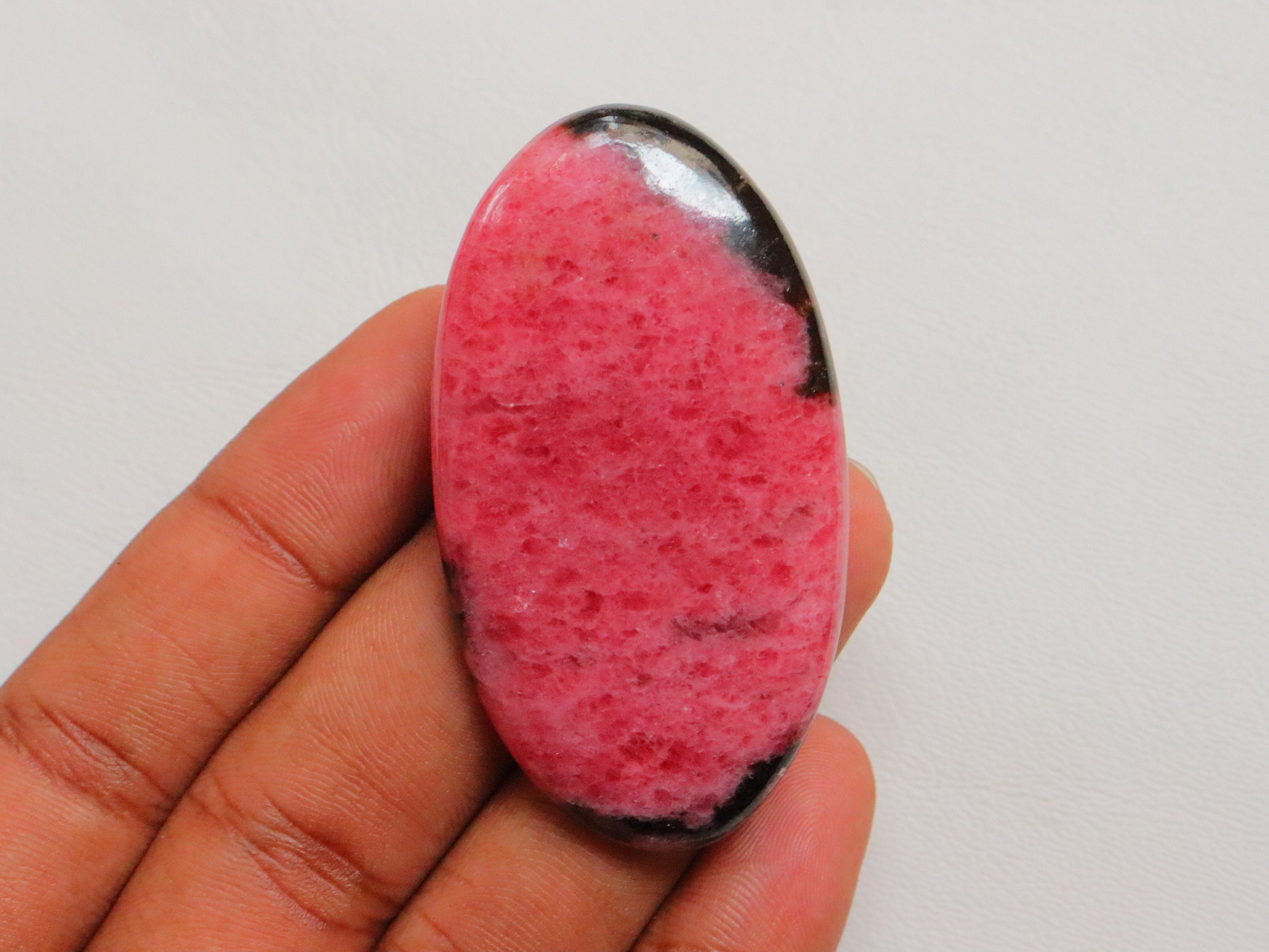 High Quality, Big Size Rhodonite Cabochon, Natural Rhodonite Cab Polished Rhodonite Cabochon, Loose Stone, Rhodonite Cab For Jewelry Purpose