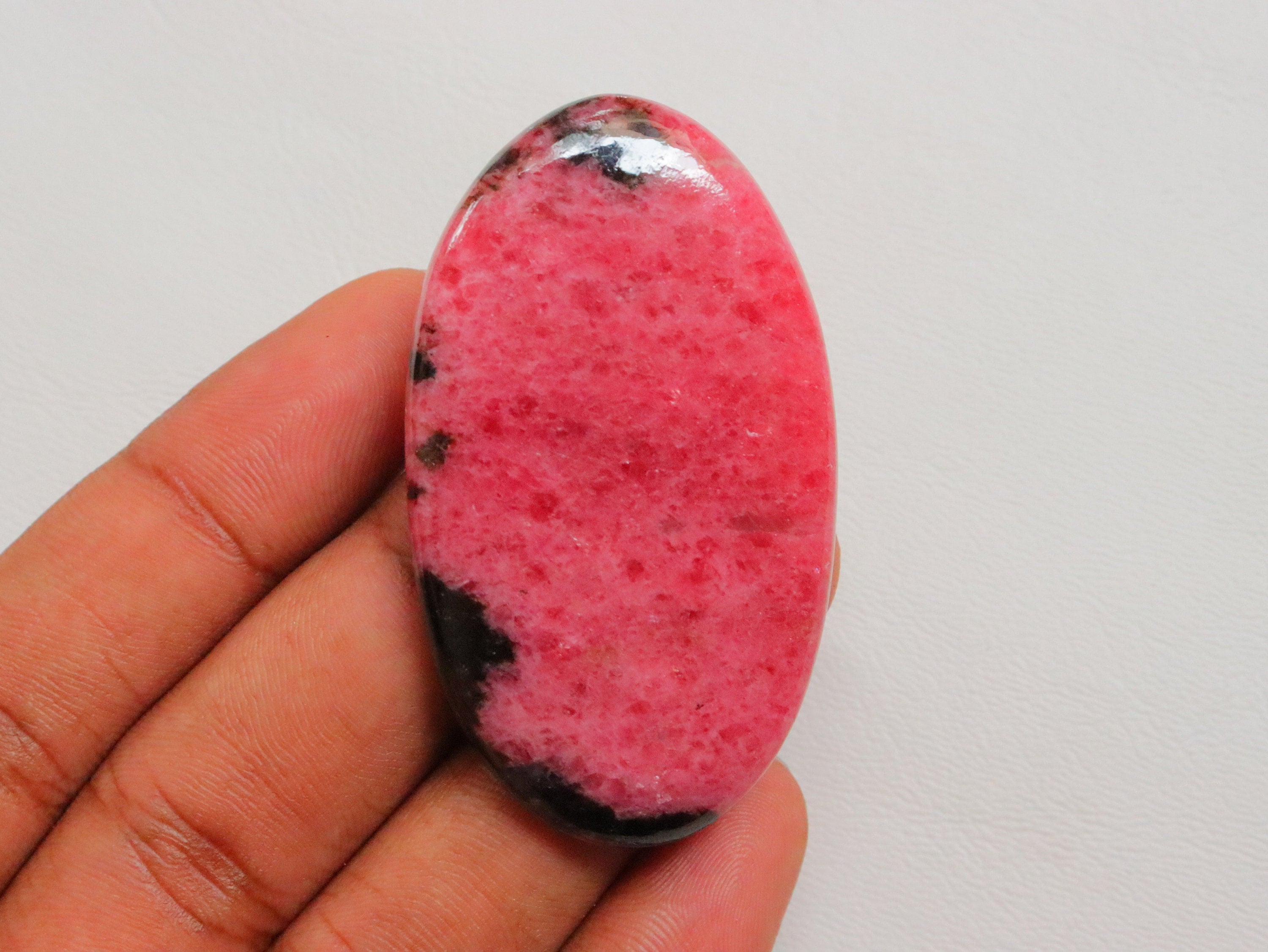 High Quality, Big Size Rhodonite Cabochon, Natural Rhodonite Cab Polished Rhodonite Cabochon, Loose Stone, Rhodonite Cab For Jewelry Purpose