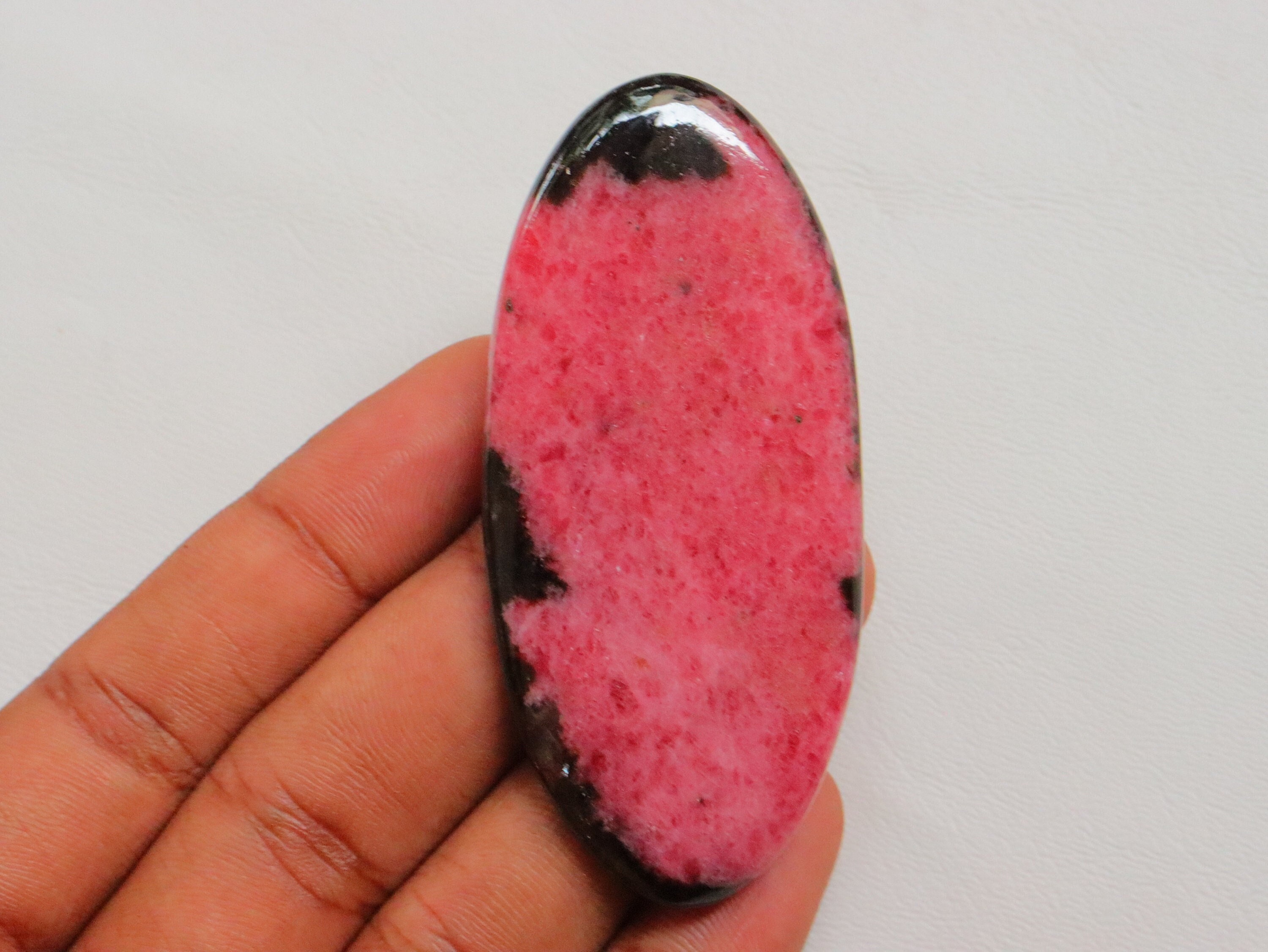 High Quality, Big Size Rhodonite Cabochon, Natural Rhodonite Cab Polished Rhodonite Cabochon, Loose Stone, Rhodonite Cab For Jewelry Purpose