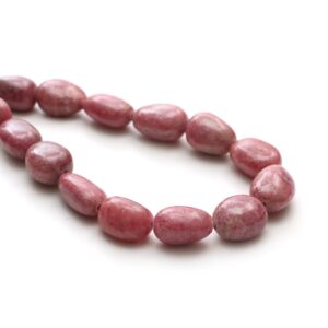 Rhodonite Smooth Tumble Beads, 10x17 Mm To 14x20.5 Mm, Rhodonite Jewelry Making Beads, Tumble Shape Beads, 21 Inch Strand, Price Per Strand Rhodonite Smooth Tumble Beads, 10x17 Mm To 14x20.5 Mm, Rhodonite Jewelry Making Beads, Tumble Shape Beads, 21 Inch Strand, Price Per Strand