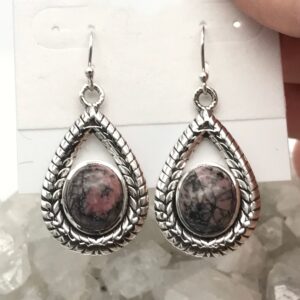 Rhodonite Earrings Rhodonite Earrings