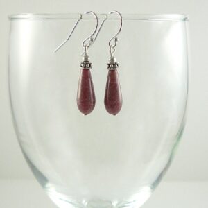 Rhodonite Earrings Silver Rhodonite Drop Earrings Dusty Mauve Gemstone Earrings Silver Dark Pink Earrings Rhodonite Drops Rhodonite Earrings Silver Rhodonite Drop Earrings Dusty Mauve Gemstone Earrings Silver Dark Pink Earrings Rhodonite Drops