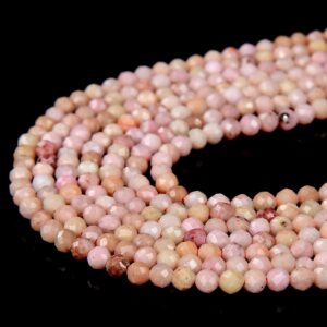 2MM Natural Rhodonite Gemstone Grade A Micro Faceted Round Loose Beads 15 inch Full Strand (80008862-P13) 2MM Natural Rhodonite Gemstone Grade A Micro Faceted Round Loose Beads 15 inch Full Strand (80008862-P13)