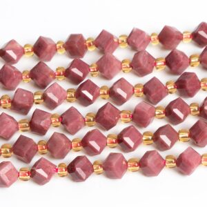 6MM Red Rhodonite Beads Grade AA Genuine Natural Gemstone Faceted Cube Loose Beads 15"/7.5" Bulk Lot Options (126549) 6MM Red Rhodonite Beads Grade AA Genuine Natural Gemstone Faceted Cube Loose Beads 15"/7.5" Bulk Lot Options (126549)