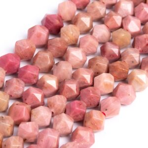 Genuine Natural Haitian Flower Rhodonite Loose Beads Star Cut Faceted Shape 5-6mm 9-10mm Genuine Natural Haitian Flower Rhodonite Loose Beads Star Cut Faceted Shape 5-6mm 9-10mm
