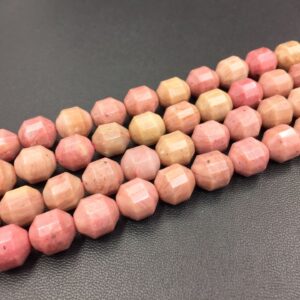 Faceted Rhodonite Beads Rhodonite Bicone Beads Barrel Beads Pink Gemstone Beads Supplies 8/10mm Jewelry Making 15.5" Strand Faceted Rhodonite Beads Rhodonite Bicone Beads Barrel Beads Pink Gemstone Beads Supplies 8/10mm Jewelry Making 15.5" Strand