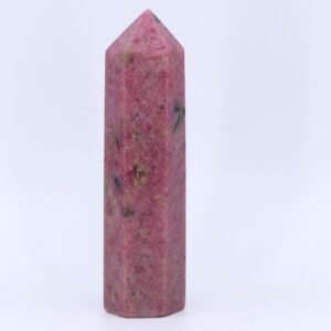 A+ Quality Dark Pink Rhodonite Tower