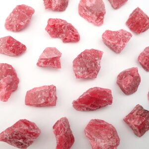 One Pink Rhodonite Raw Stones Natural Rough Crystals Brazil Stones