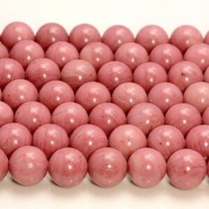 Pink Red Rhodonite Gemstone Grade Aaa Round 8mm 8mm 10mm 6mm Loose Beads 15 Inch Full Strand Bulk Lot 1,2,6,12 And 50 (a259)