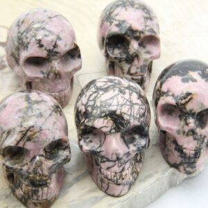 2 Inch Rhodonite Quartz Skulls Decor, hand Made Skulls, for Gift Skulls Decor, gemstone Skull Decor, fashion Style Skull Decor.skull Home Decor 2 Inch Rhodonite Quartz Skulls Decor, hand Made Skulls, for Gift Skulls Decor, gemstone Skull Decor, fashion Style Skull Decor.skull Home Decor
