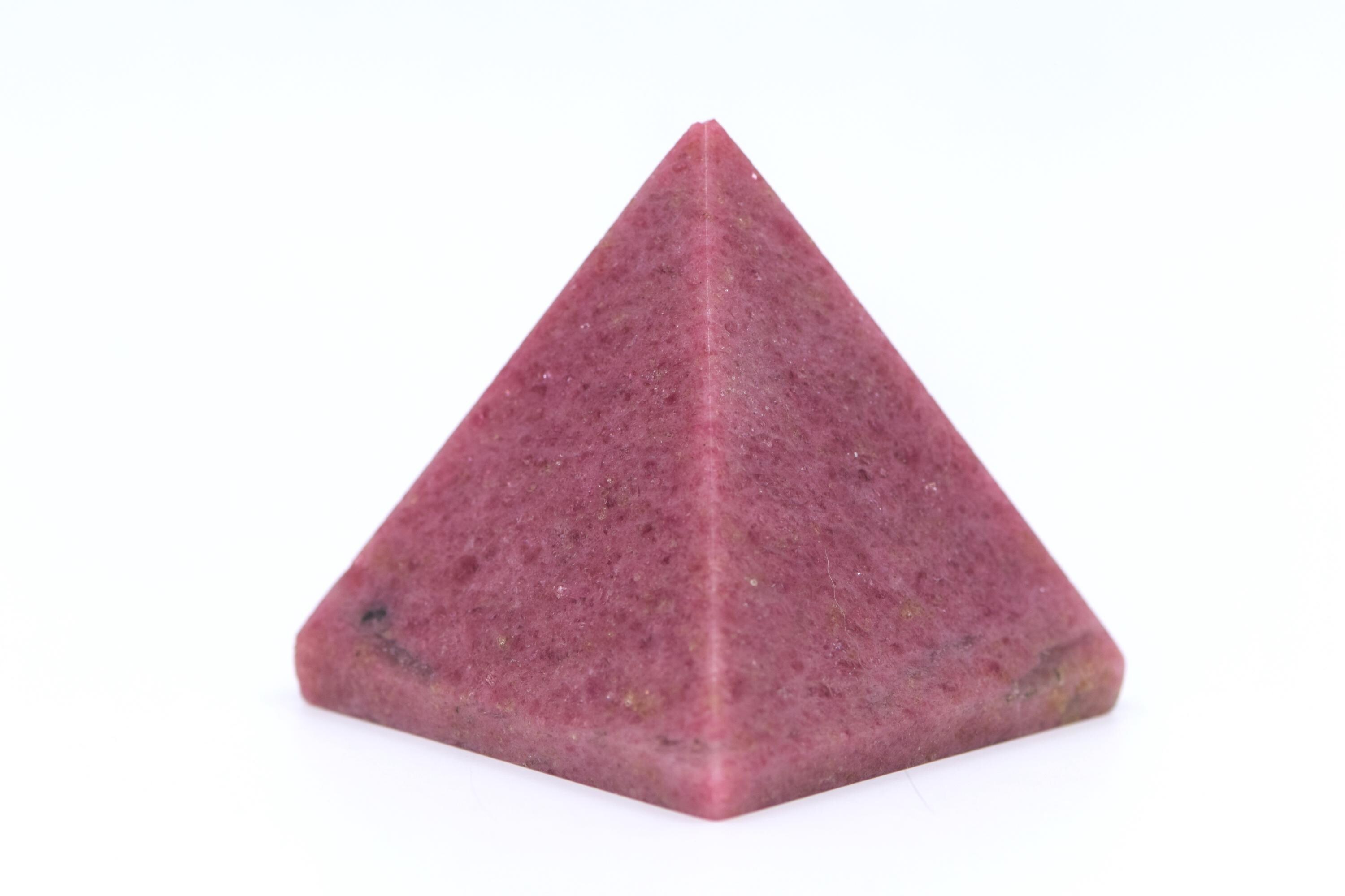 A+ Quality Rhodonite Pyramid Tiny Chip