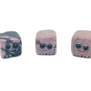 Rhodonite Handmade Skull Gemstone - Figurine Hand Carved - Healing Chakra - Crystal Gift For Kids - Ds1009 Rhodonite Handmade Skull Gemstone - Figurine Hand Carved - Healing Chakra - Crystal Gift For Kids - Ds1009