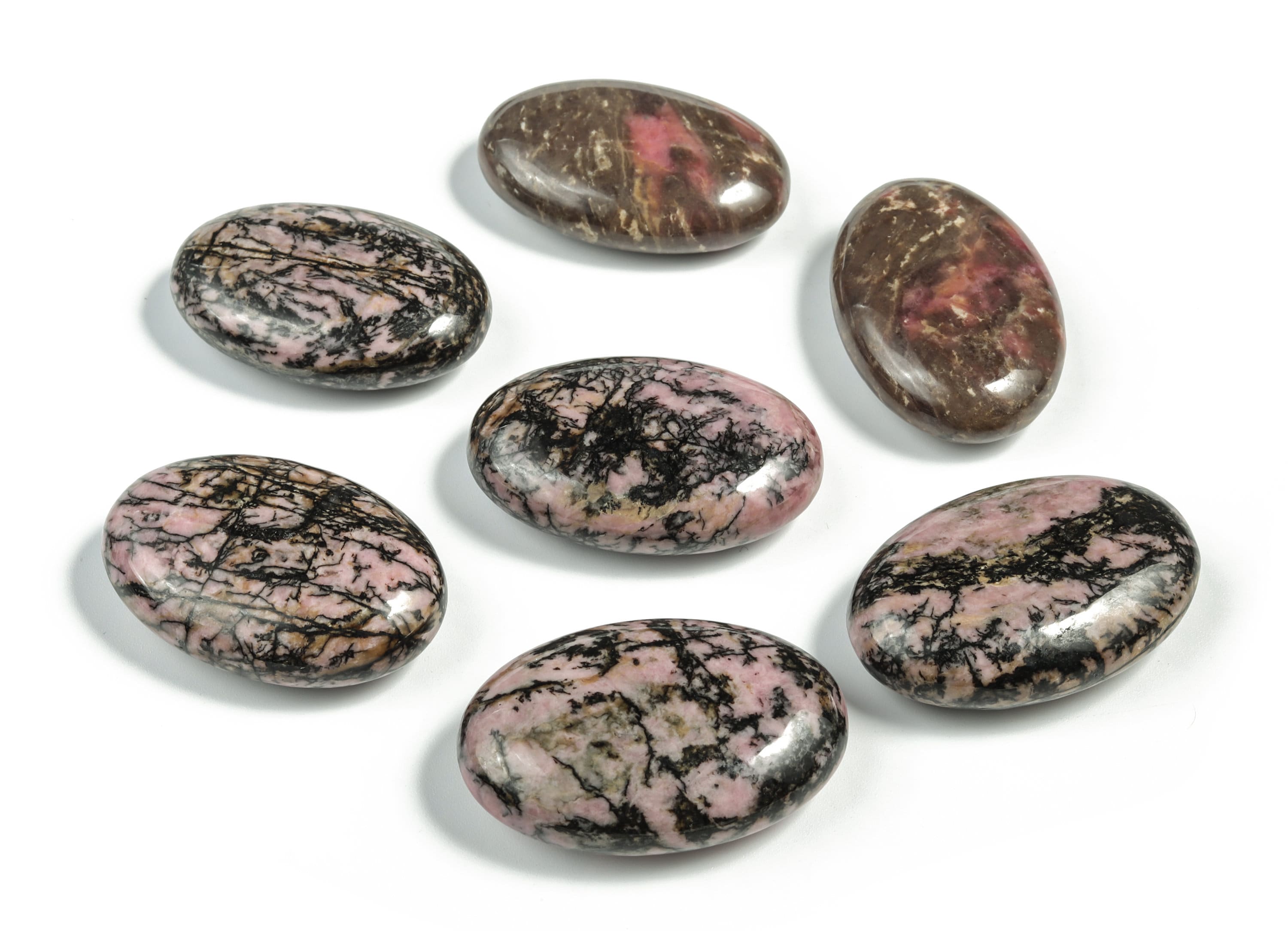 Rhodonite Palm Stone - Rhodonite Crystal - Palm Stone - Rhodonite Oval Palm Stones - Rhodonite Crystal – 45x35mm - Pa1014 Rhodonite Palm Stone - Rhodonite Crystal - Palm Stone - Rhodonite Oval Palm Stones - Rhodonite Crystal – 45x35mm - Pa1014