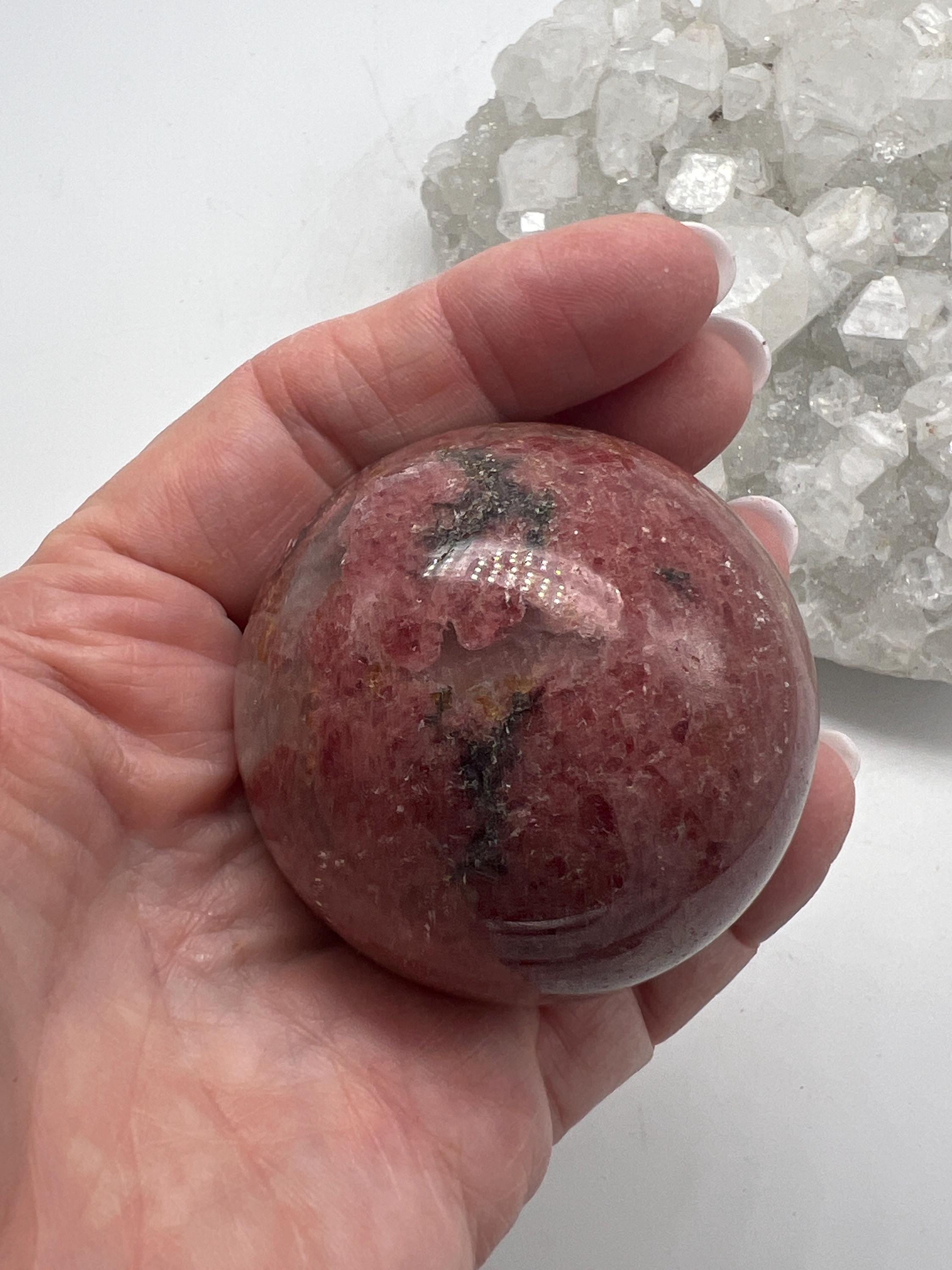 Rhodonite Sphere-"7 Circumference