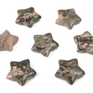 Rhodonite Star Gemstone – Natural Rhodonite Star Stone – Healing Crystal – Heart Chakra Stone – Star Rhodonite Gemstone – 3cm – St1038 Rhodonite Star Gemstone – Natural Rhodonite Star Stone – Healing Crystal – Heart Chakra Stone – Star Rhodonite Gemstone – 3cm – St1038