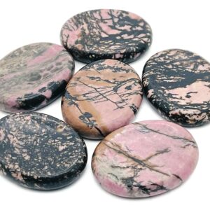 Rhodonite Worry Stone – Crystal Worry Stone – Pocket Stone – Healing Crystal - 4.5x3.5cm - Wo1069 Rhodonite Worry Stone – Crystal Worry Stone – Pocket Stone – Healing Crystal - 4.5x3.5cm - Wo1069
