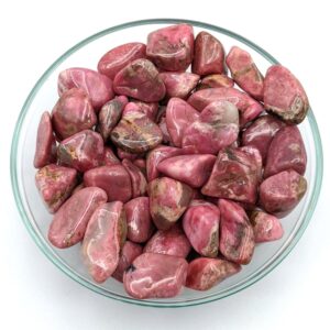 Pink Rhodonite Tumbled Stone #sk5745 Pink Rhodonite Tumbled Stone #sk5745