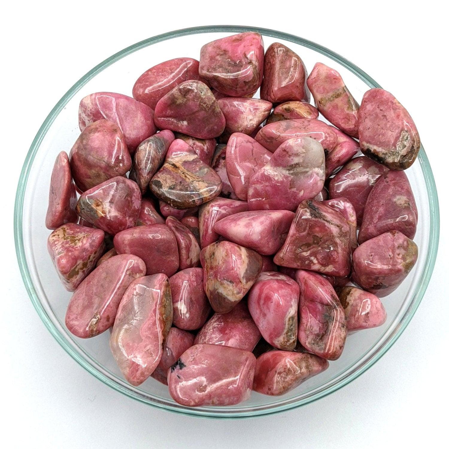 Pink Rhodonite Tumbled Stone #sk5745