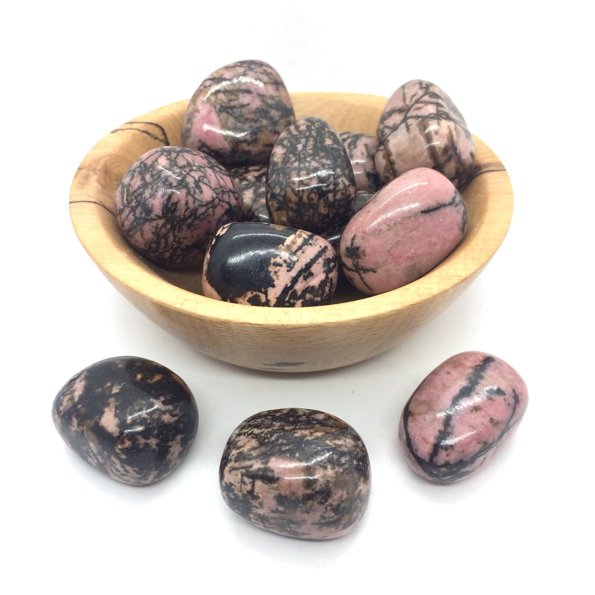 Rhodonite Tumbled Stone Medium  Stone 20-25mm Scorpio