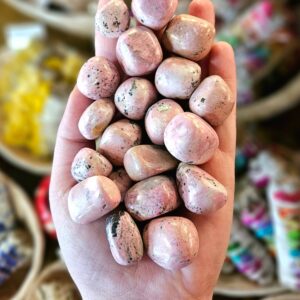 Rhodonite Tumbled Stone, One, Crystal Healing, Crafts, Feng Shui, Reiki, Crystal Grids, Artisan, Crystal Stones Rhodonite Tumbled Stone, One, Crystal Healing, Crafts, Feng Shui, Reiki, Crystal Grids, Artisan, Crystal Stones