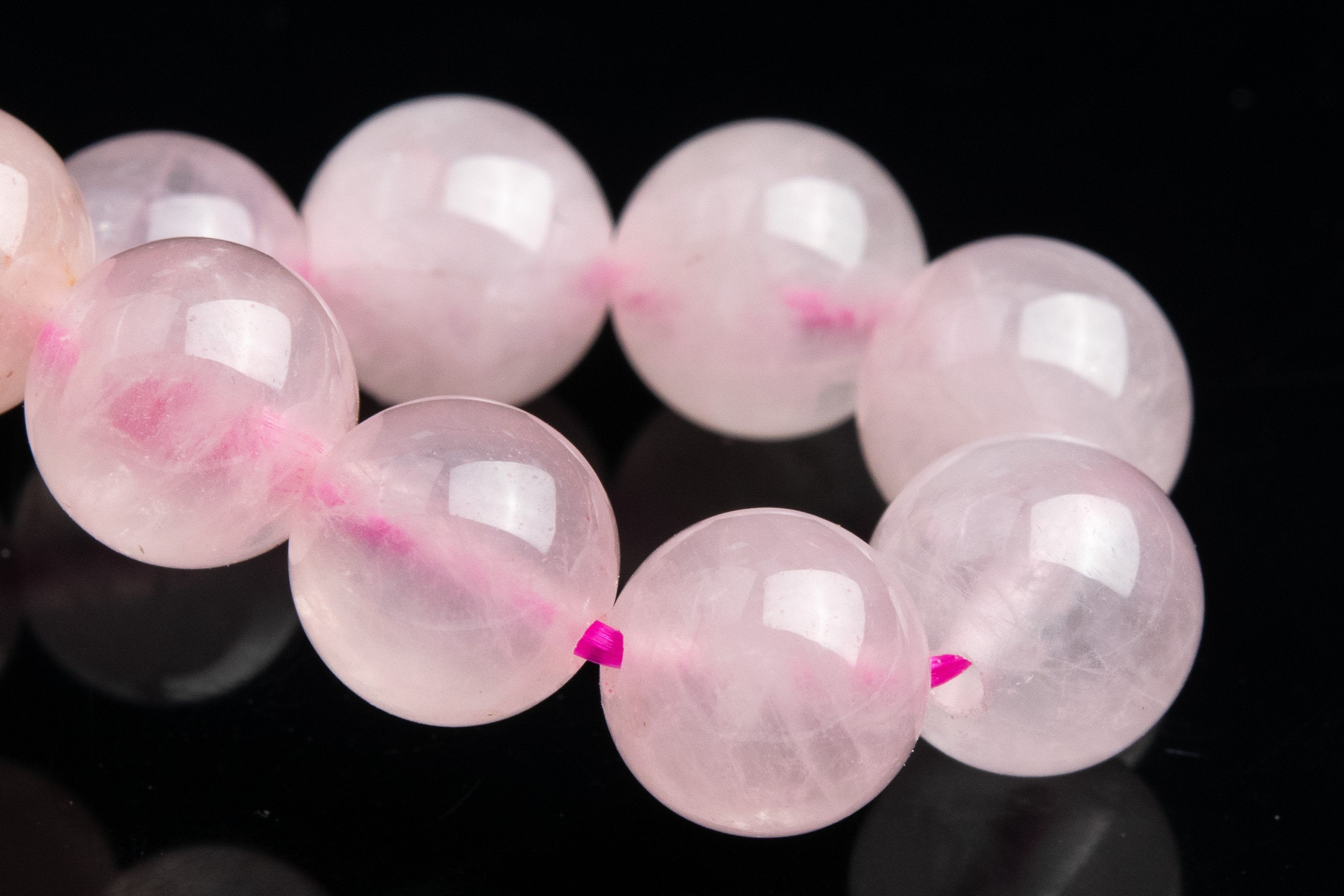8mm Rose Quartz Beads Bracelet Grade A Natural Round Gemstone 7" Bulk Lot Options (106597h-2015) 8mm Rose Quartz Beads Bracelet Grade A Natural Round Gemstone 7" Bulk Lot Options (106597h-2015)