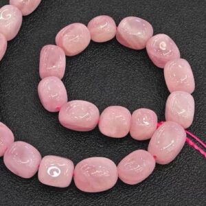 Natural Rose Quartz Nugget Spacer Loose Beads,diy Handmade Jewelry Making Beaded Accessories,15 Inches One Strand