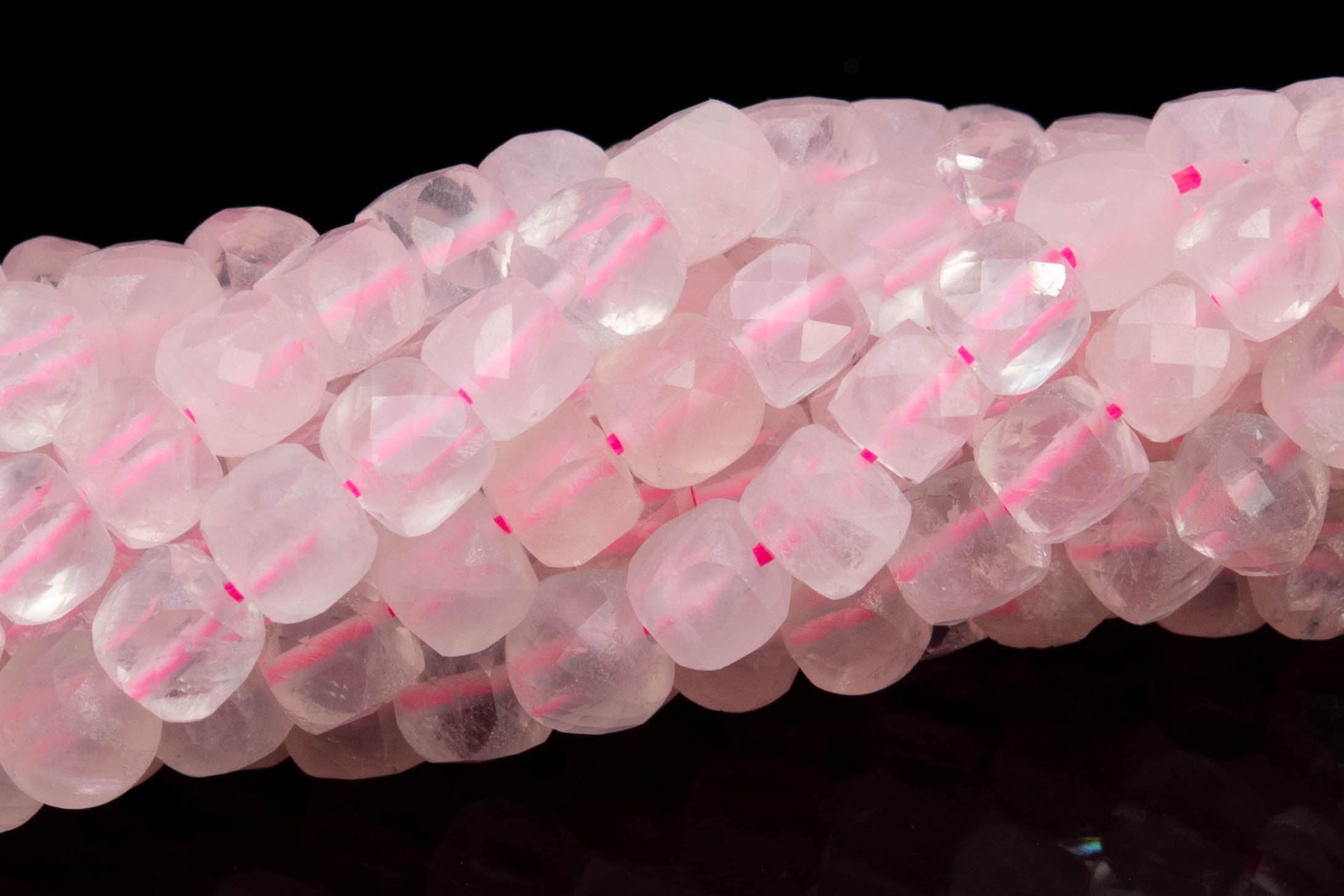 4mm Pale Pink Rose Quartz Beads Faceted Cube Grade Aaa Genuine Natural Gemstone Loose Beads 15"/7.5" Bulk Lot Options (111737) 4mm Pale Pink Rose Quartz Beads Faceted Cube Grade Aaa Genuine Natural Gemstone Loose Beads 15"/7.5" Bulk Lot Options (111737)