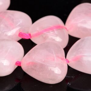 10x10mm Rose Quartz Beads Heart Grade Aaa Genuine Natural Gemstone Half Strand Loose Beads 7.5" Bulk Lot Options (102825h-479)