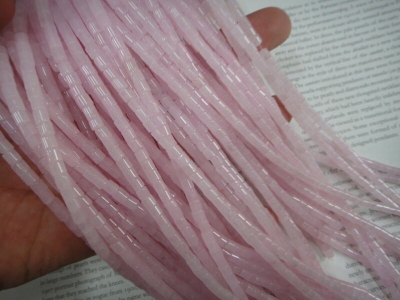 4mm Pink Rose Quartz Heishi Beads, 15.5 Inch