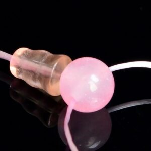 9mm Rose Quartz Guru Beads 3 Holes Genuine Natural Gemstone Bulk Lot Options (108052-2627)