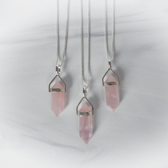 Rose Quartz Necklace, Rose Quartz Pendant, Raw Rose Quartz, Zen Reiki,crystal Mediation Stone, Healing Crystal Pendant, Gemstone Appeal, Gsa Rose Quartz Necklace, Rose Quartz Pendant, Raw Rose Quartz, Zen Reiki,crystal Mediation Stone, Healing Crystal Pendant, Gemstone Appeal, Gsa