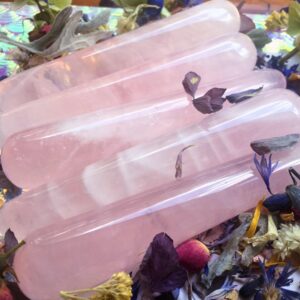 High Quality Rose Quartz Wand, Healing Crystal, Gemstone, Unconditional Love