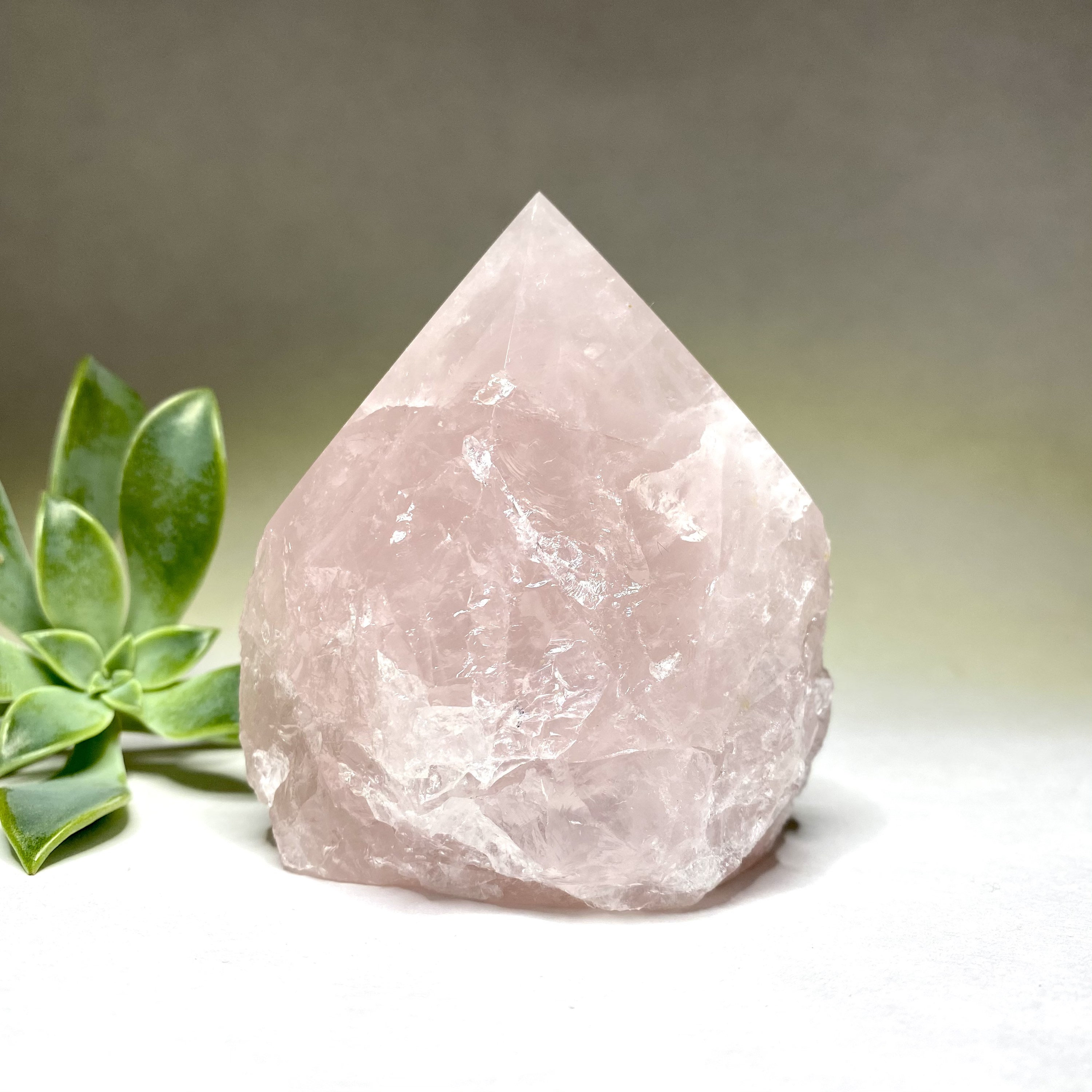 Rose Quartz Polished Crystal Points Rose Quartz Polished Crystal Points