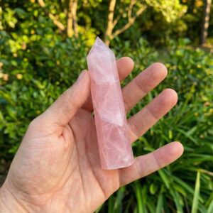 Rose Quartz Tower 3.5" (8-9 Cm)