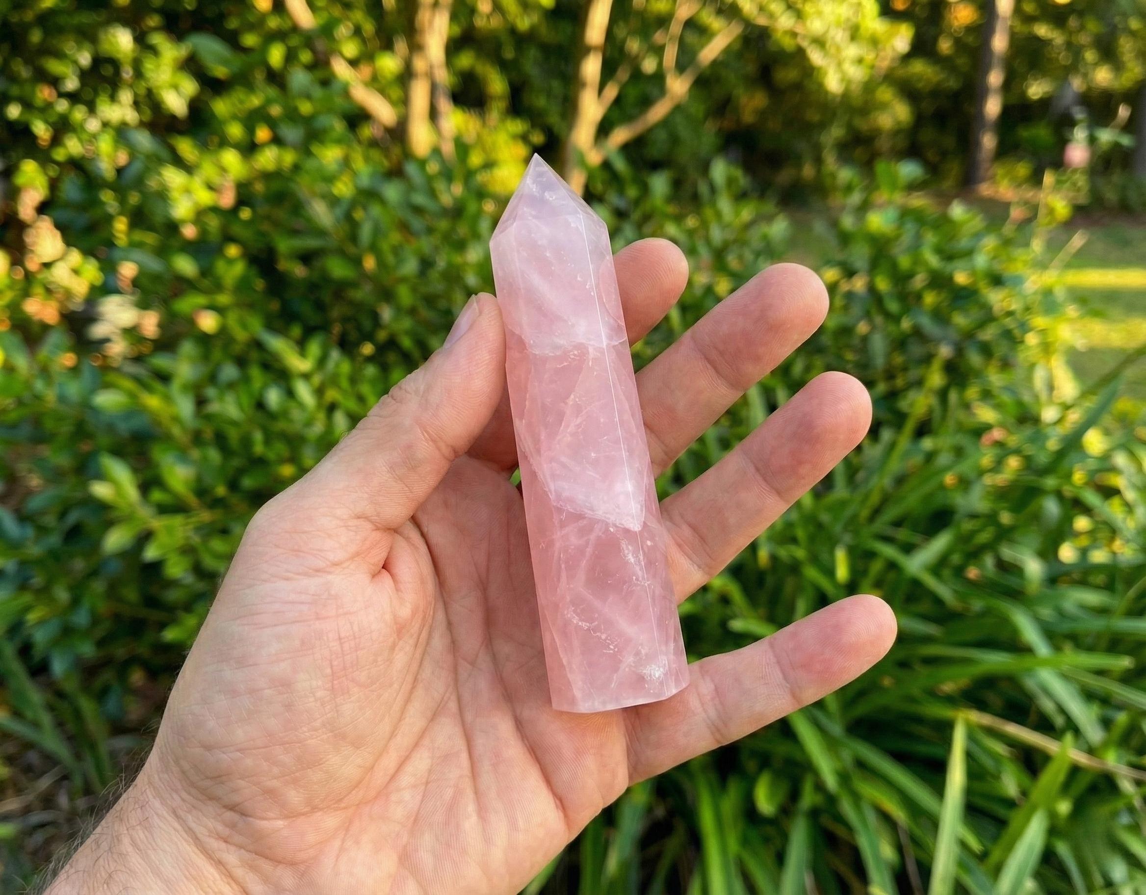 Rose Quartz Tower 3.5" (8-9 Cm)