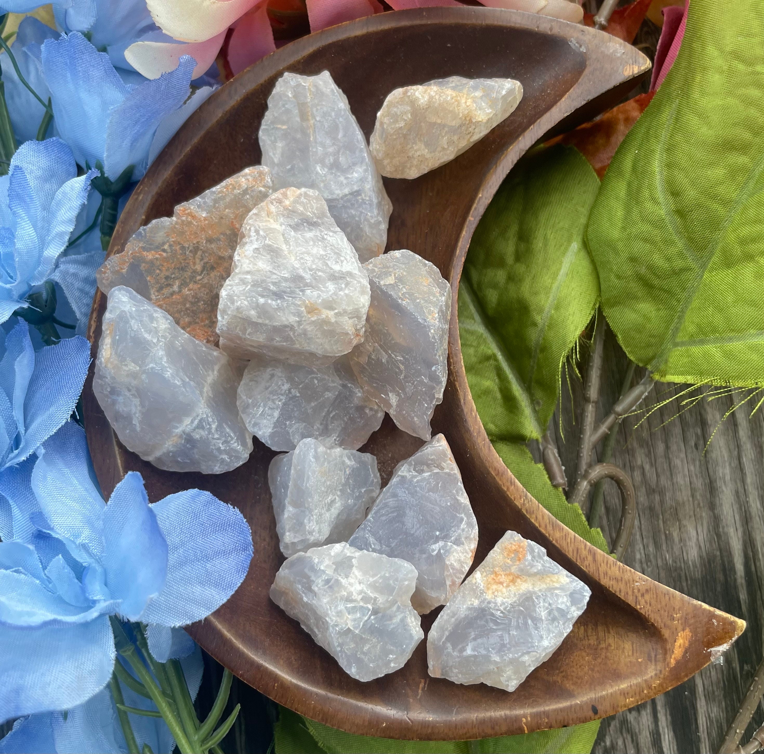 Blue Rose Quartz, Raw Blue Rose Quartz, Qty. 1 Small