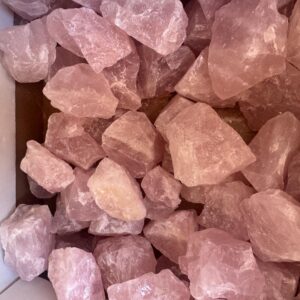 Bulk Rose Quartz: Raw Natural Crystals By The Pound Bulk Rose Quartz: Raw Natural Crystals By The Pound
