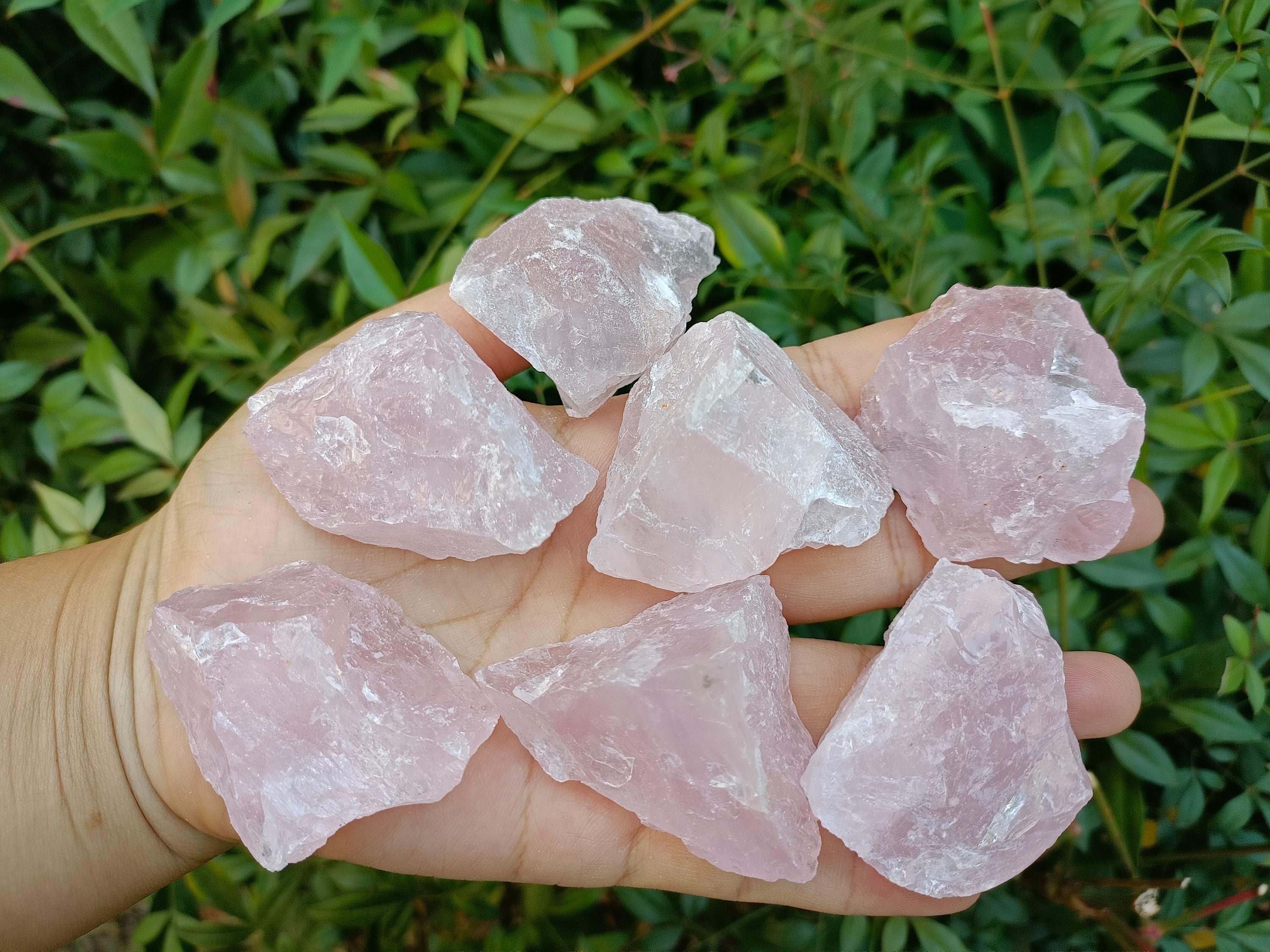 Raw Rose Quartz Chunk 1.5"-2" (40-50mm)