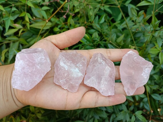 Raw Rose Quartz Chunk 1.5"-2" (40-50mm)