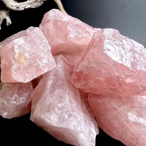 Raw Rose Quartz Chunk | AAA Pink Crystal from Brazil Raw Rose Quartz Chunk | AAA Pink Crystal from Brazil