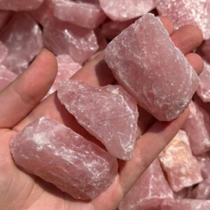 Raw Rose Quartz Chunk | Pink South African Crystal Raw Rose Quartz Chunk | Pink South African Crystal