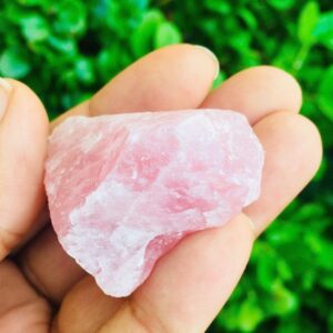 Raw Rose Quartz Crystal: Rough Pink Gemstone (1-2") Raw Rose Quartz Crystal: Rough Pink Gemstone (1-2")