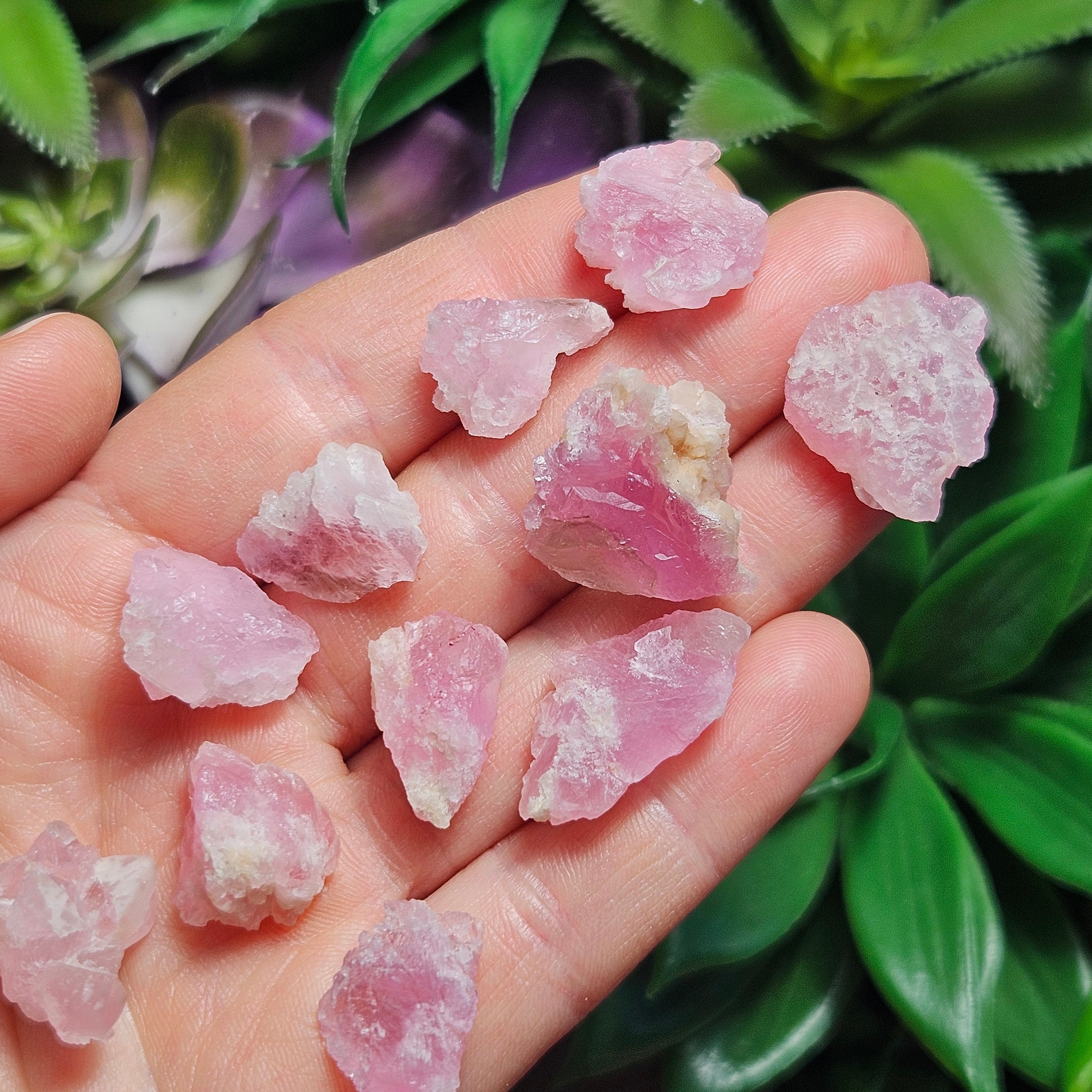Crystallized Rose Quartz Crystal - Rare Crystal - Terminated Rose Quartz - Raw Rose Quartz - Rose Quartz Stone - Rose Quartz Gemstone