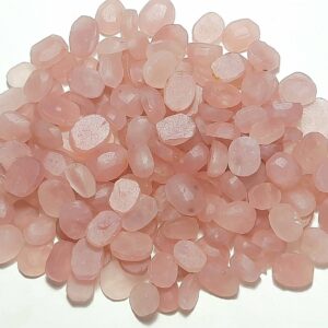 Raw Rose Quartz Gemstone Mix: Unpolished Healing Crystals (7-16mm) Raw Rose Quartz Gemstone Mix: Unpolished Healing Crystals (7-16mm)