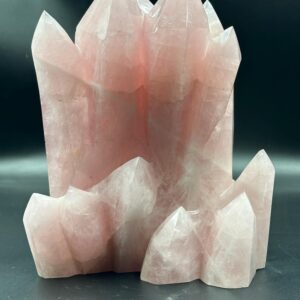 Large Rose Quartz Crystal Cluster, Raw Pink Quartz Stone, Healing Crystals Decoration Large Rose Quartz Crystal Cluster, Raw Pink Quartz Stone, Healing Crystals Decoration