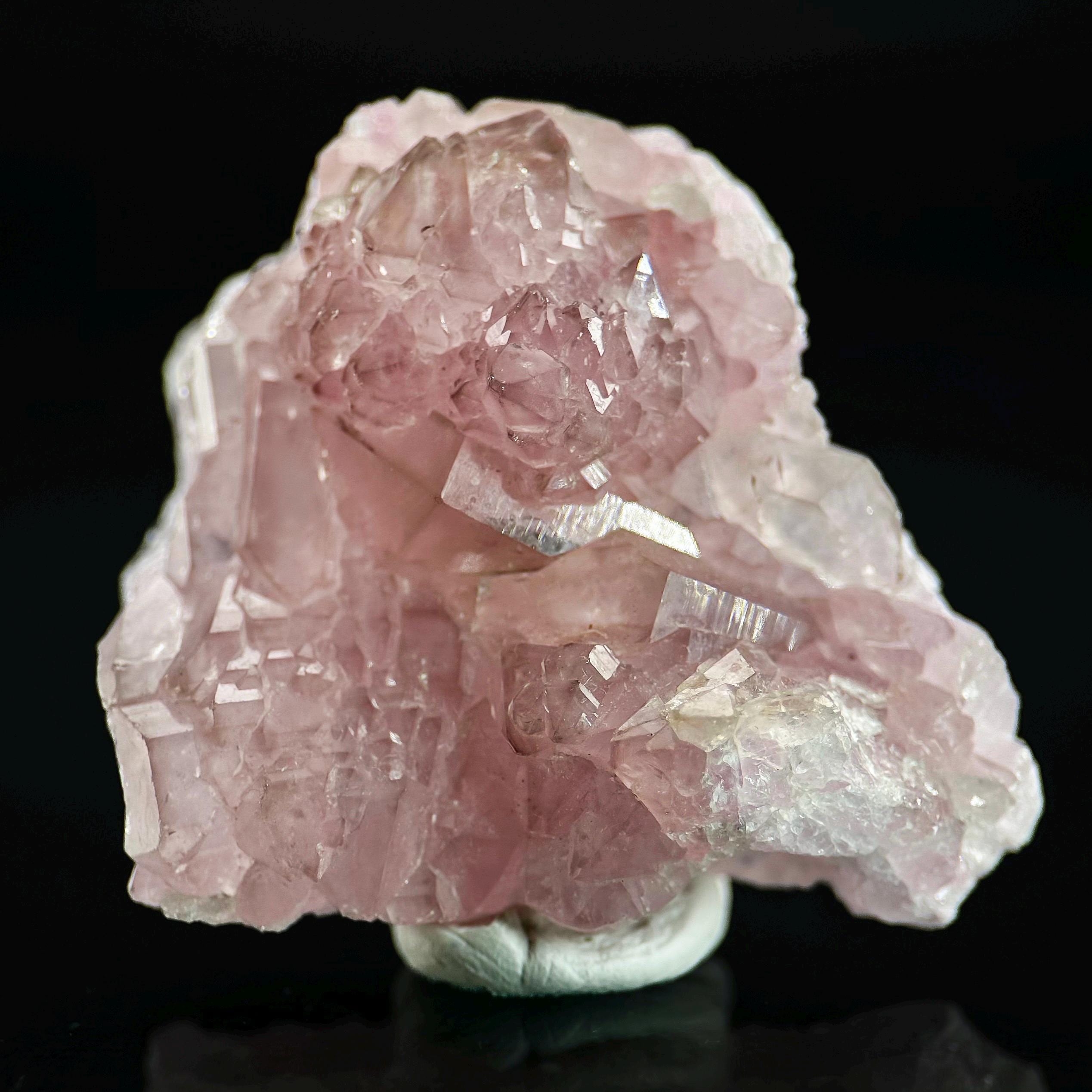 Large Crystallized Rose Quartz | Rare Mineral Specimen From Brazil